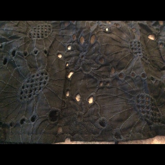 💜2 left black lace up crop top restocking all💜 - Picture 8 of 8